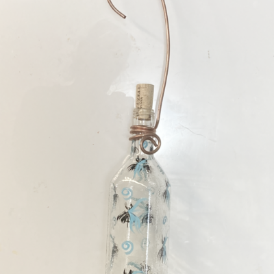 FAIRY TEAL/BLUE BIRDFEEDER